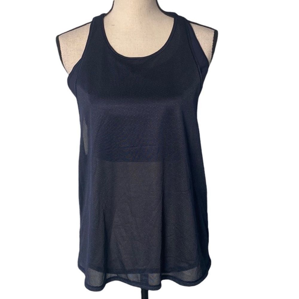 Lululemon Navy Blue Built In Bra Tank Top Size 10